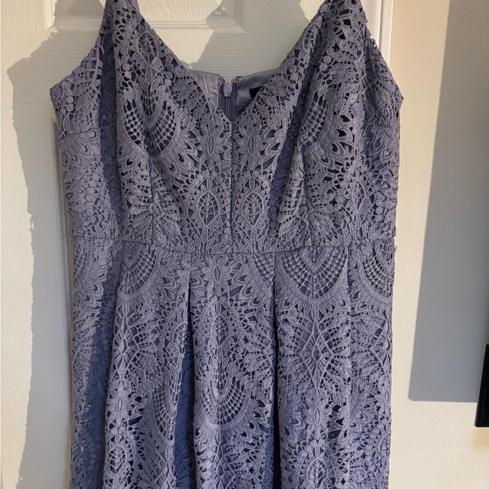 Gianni Bini Lavender Lace Midi Dress
